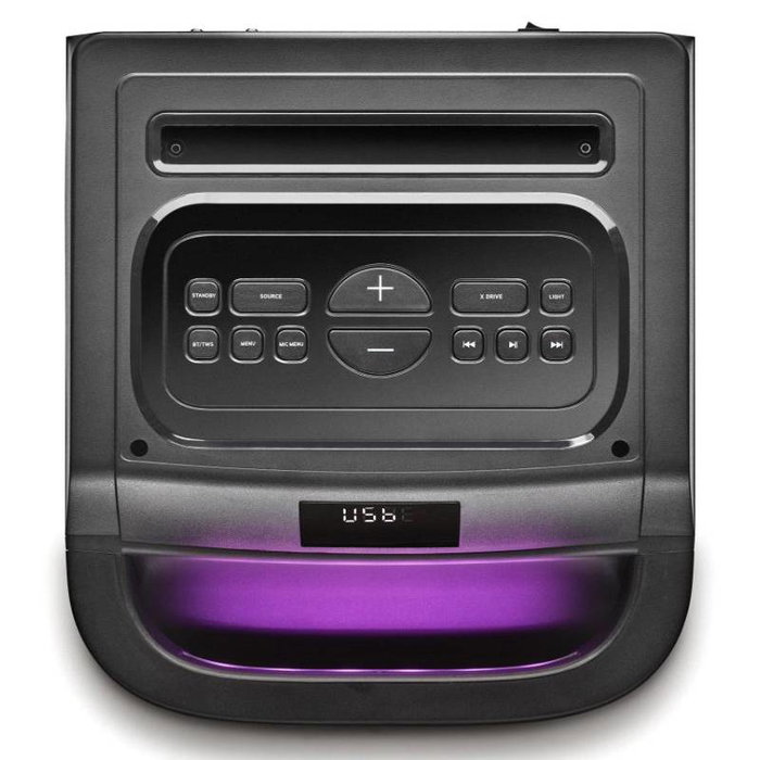 NGS Wild Space 2 Altavoz DJ Portátil Bluetooth 5.3 400W RMS Negro